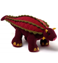 Gund "Ankylosaurus" 18吋可愛紅色甲龍 